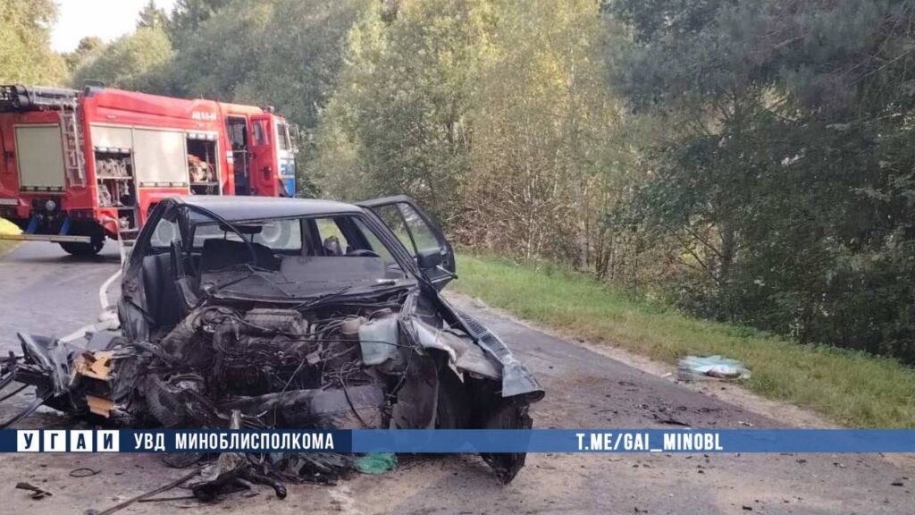 ДТП в Воложинском районе: женщина-пассажир погибла при лобовом столкновении