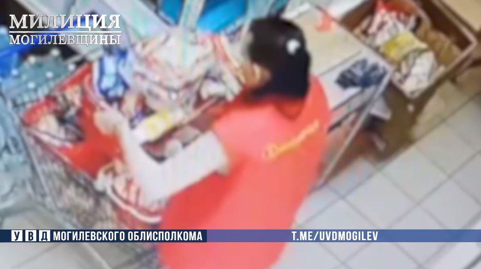 Завотдела магазина продуктов в Могилеве воровала товар тележками