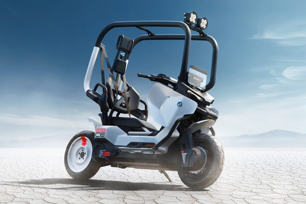 BMW показала электроскутер будущего Vision CE