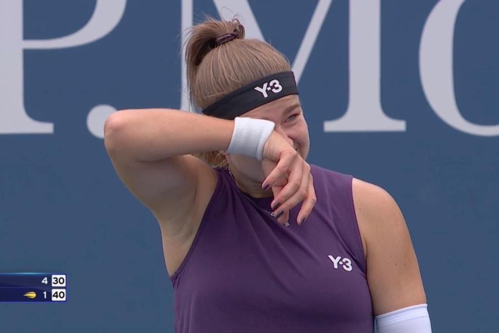 Чешская теннисистка прервала матч US Open из-за бывшего парня