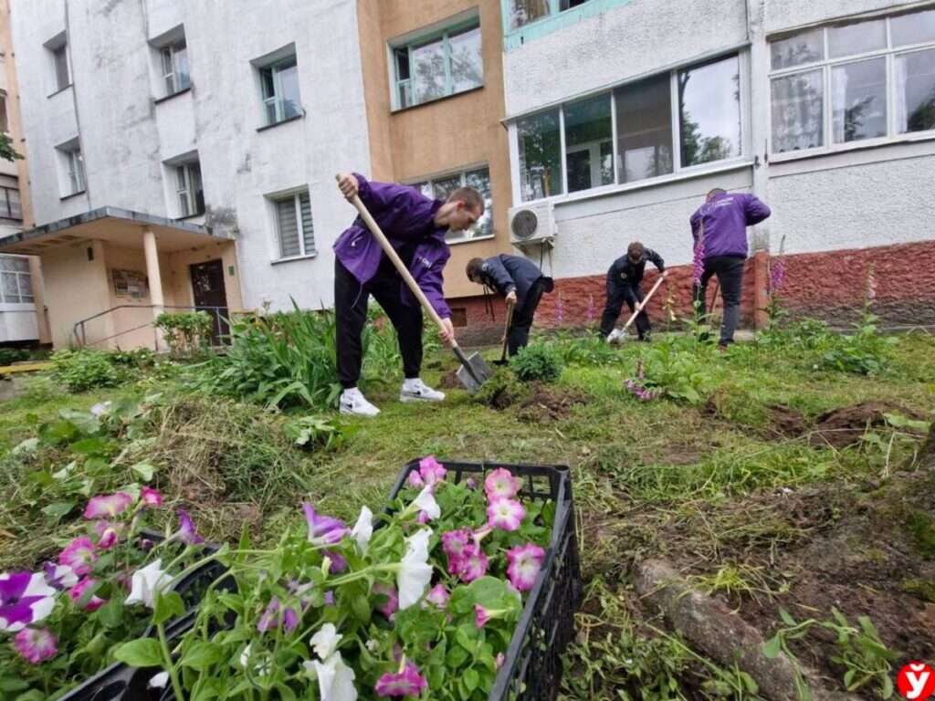 В Минской области объемы работ по благоустройству дворов выросли на 80%