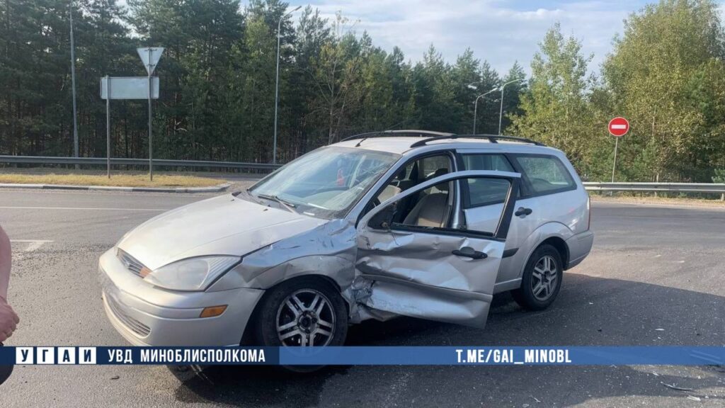 В Минском районе в ДТП пострадала женщина