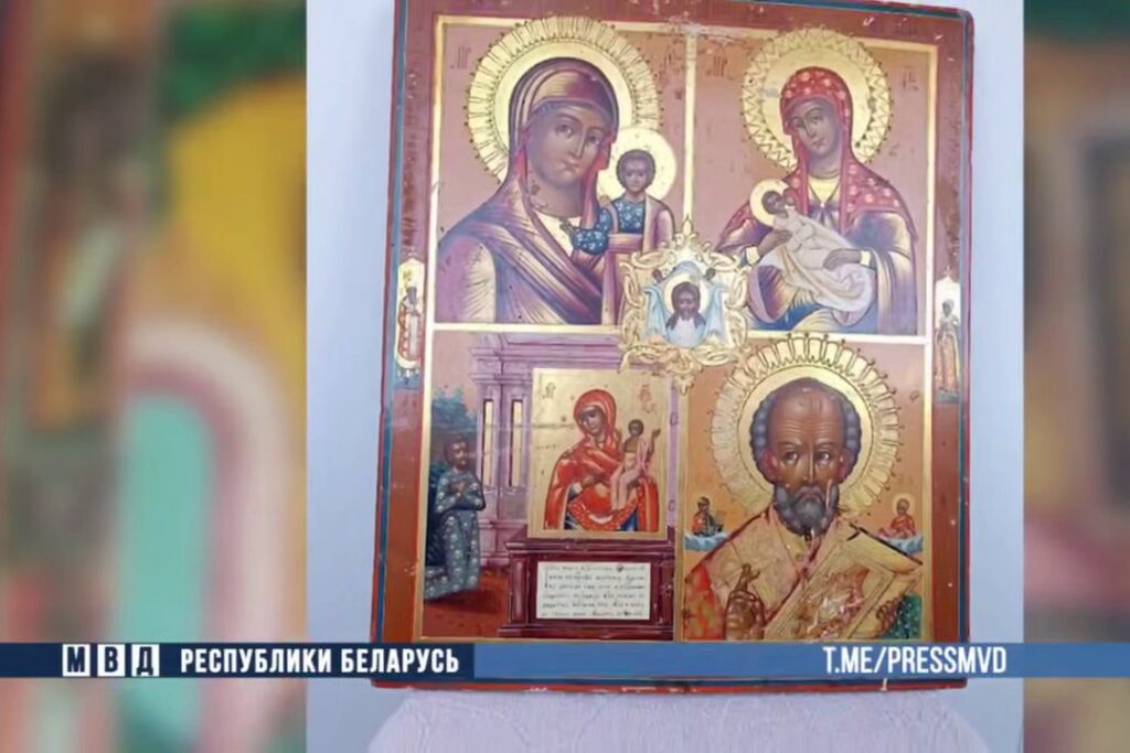 В Гомеле задержали мужчину, укравшего старинные иконы 19 века