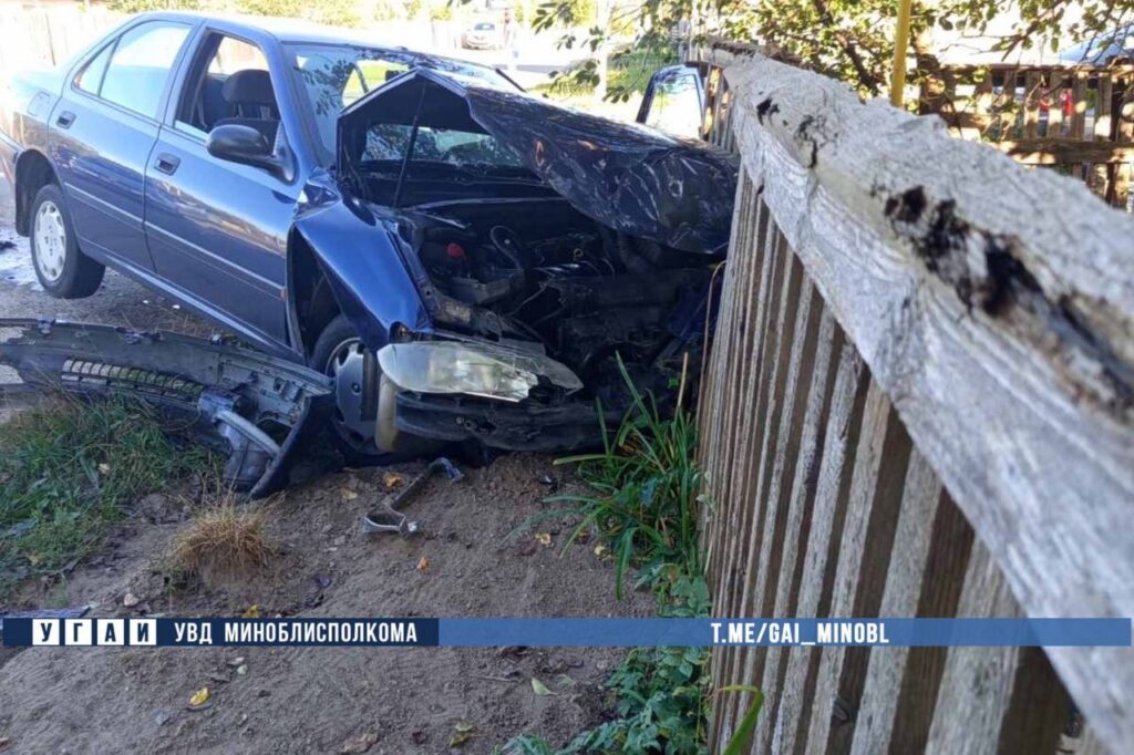 В Солигорском районе столкнулись два авто — пострадал пожилой велосипедист
