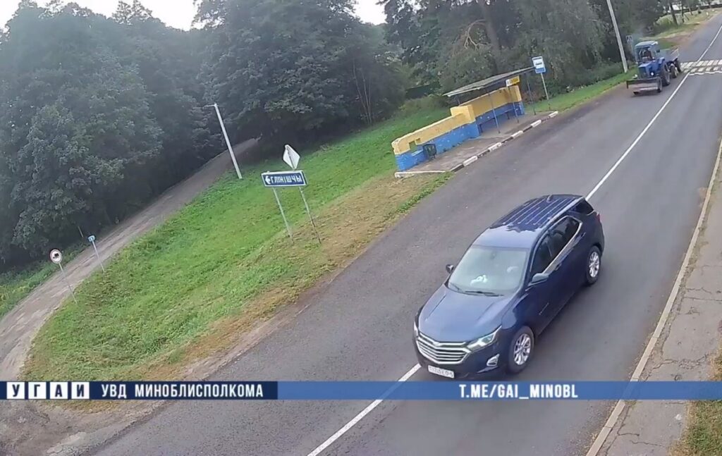 Три обгона через встречку на переходе. В Узде водители нарушили ПДД на одном участке дороги
