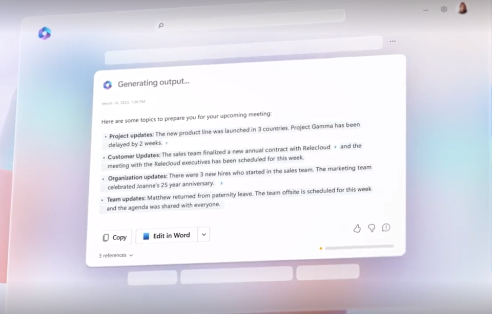 Microsoft добавила ИИ в Word и Excel