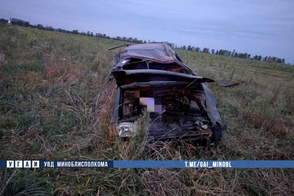 40-летний бесправник погиб после опрокидывания авто в Червенском районе