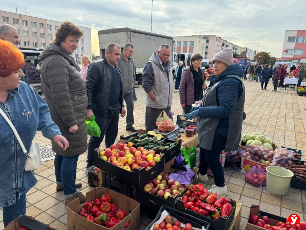 Осенняя ярмарка в Березино: картошка по рублю, туи для души и разговор по душам