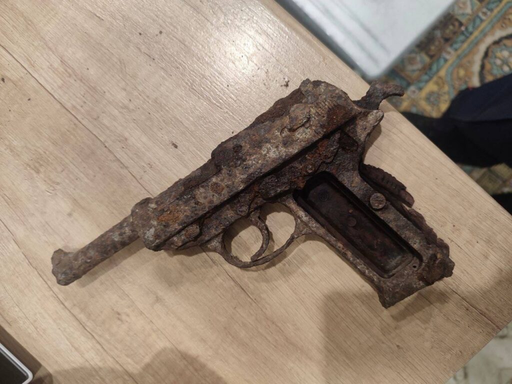 Walther откопал на участке у дома житель Борисовского района