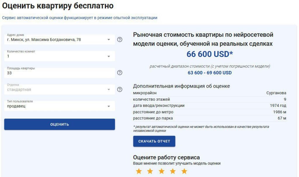 оценка квартиры