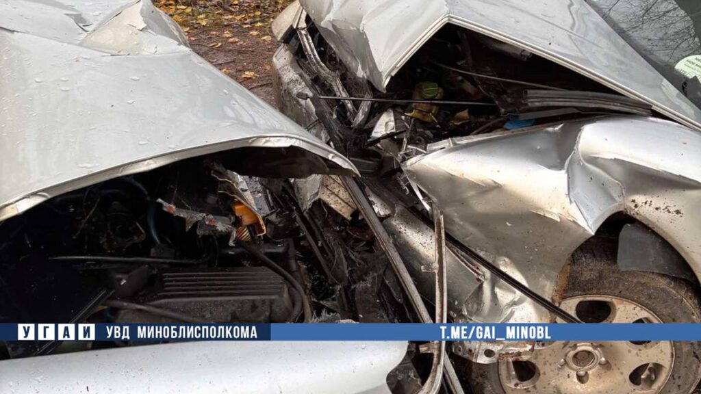 Женщина-водитель спровоцировала ДТП на встречке в Дзержинском районе и попала в больницу