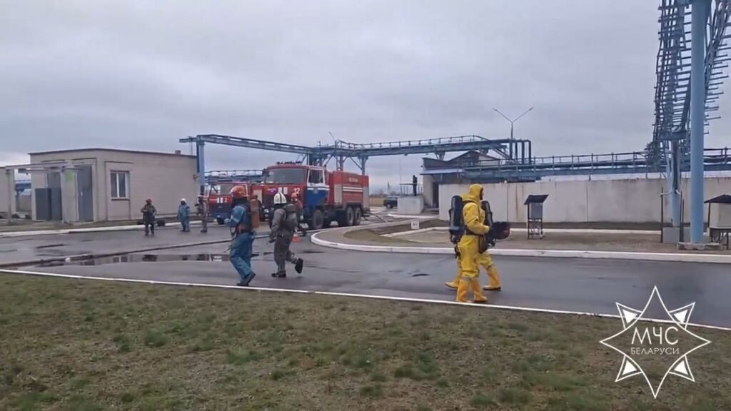 Взяты пробы воздуха после ЧП на «Беларуськалии»