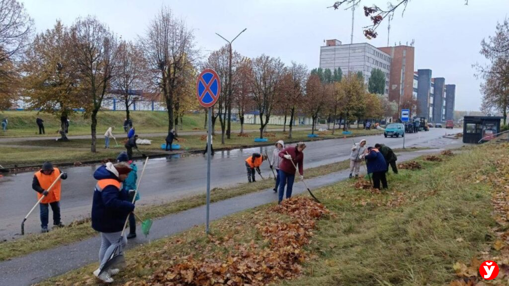 Не просто субботник. Борисов превратил уборку в праздник для всей семьи