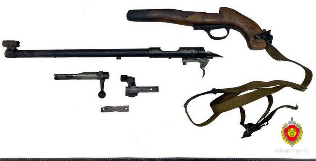 В Минске после пожара нашли самодельный обрез винтовки