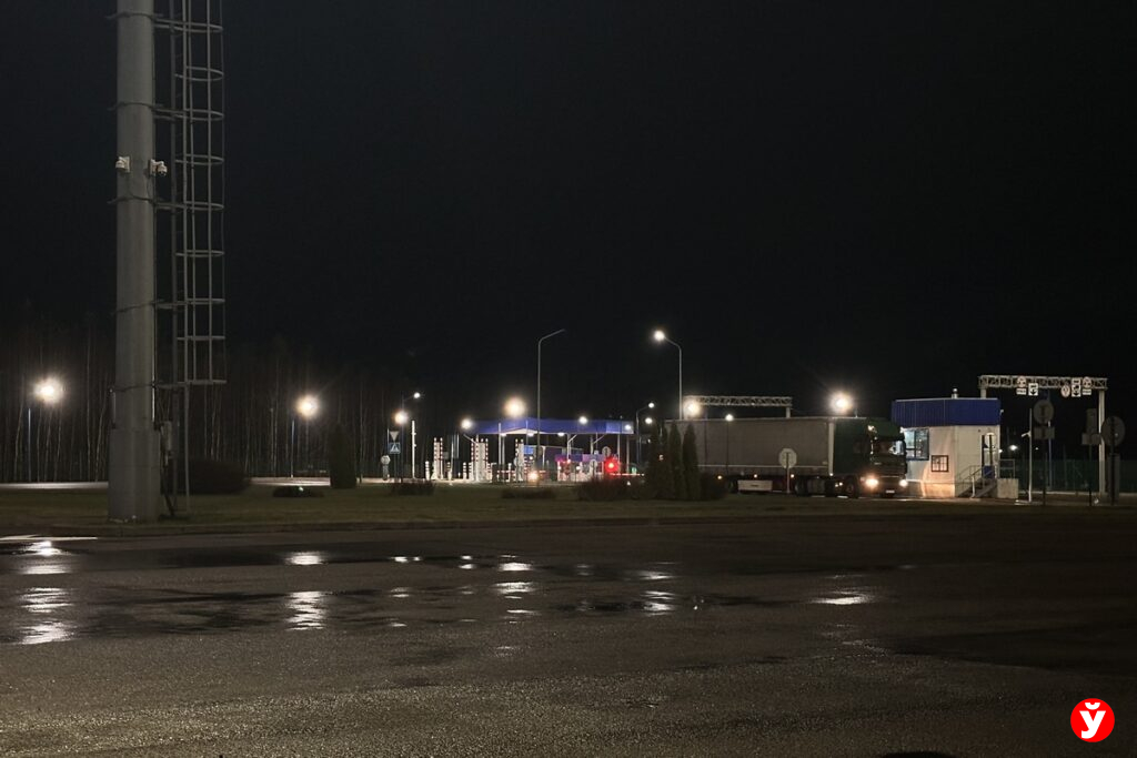 фура на границе Литвы