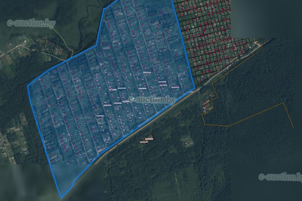 В Смолевичском районе на торги выставлен земельный участок, цена чуть выше 5 тысяч