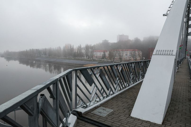 Лукашенко в Мозыре открыл обновленный мост через Припять -- что изменилось после реконструкции