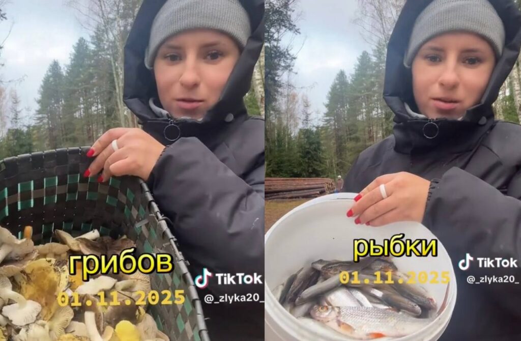 Поход белорусок за рыбой и грибами в середине осени наделал шума в сети