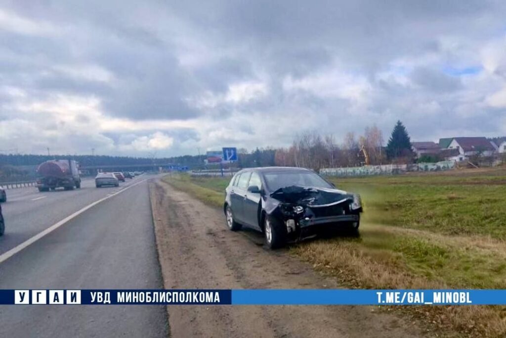 Geely спровоцировал серию столкновений на трассе Минск–Витебск