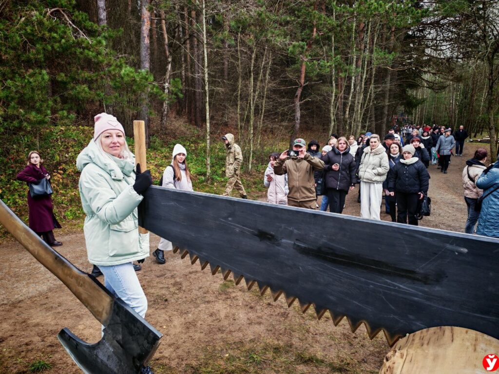 Под Минском начался IV чемпионат по колке дров среди СМИ: сегодня будет жарко