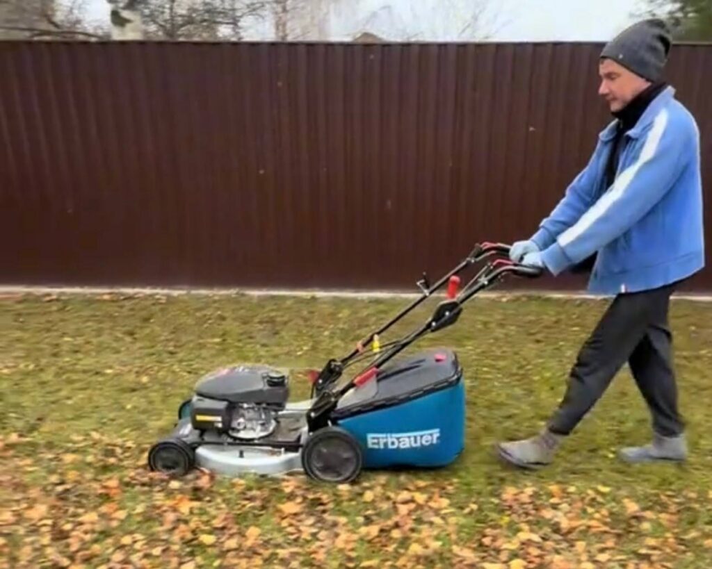 Дачный лайфхак по уборке листьев с помощью газонокосилки стал хитом в сети