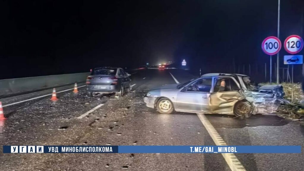 В Воложинском районе столкнулись две иномарки