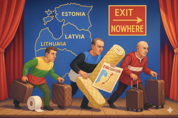 Как три карлика готовят массовую эвакуацию от войны, которой не будет