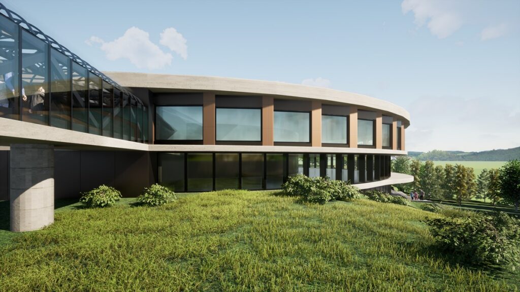 В санатории на Нарочи строят торгово-ресторанный комплекс — чем он уникален