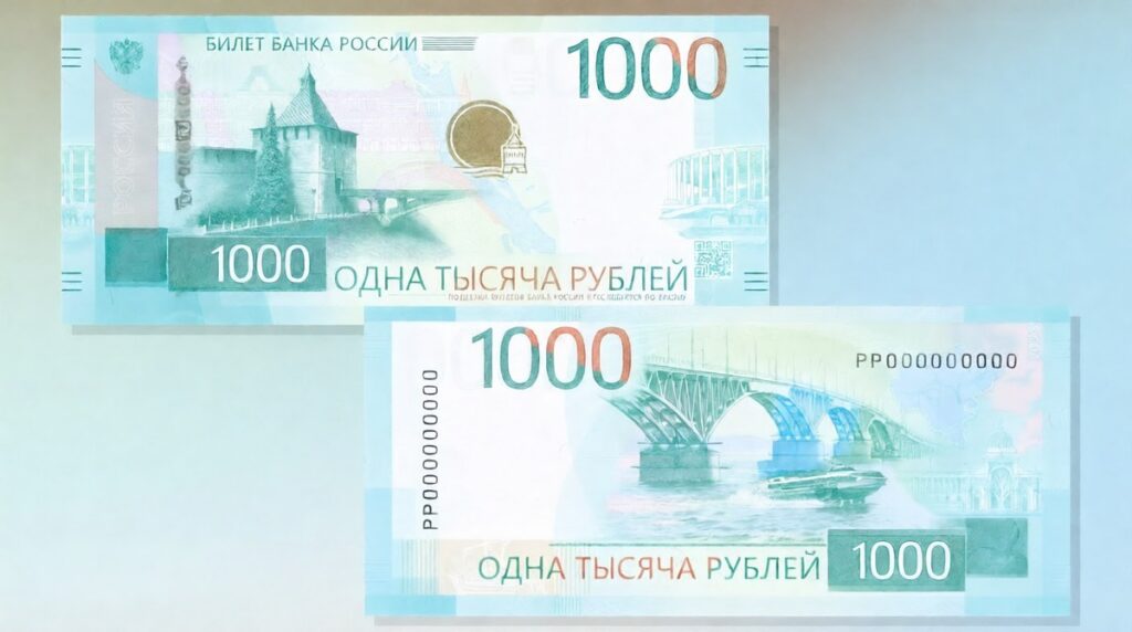 Банк России запускает в обращение обновленную 1000-рублевую банкноту с QR-кодом
