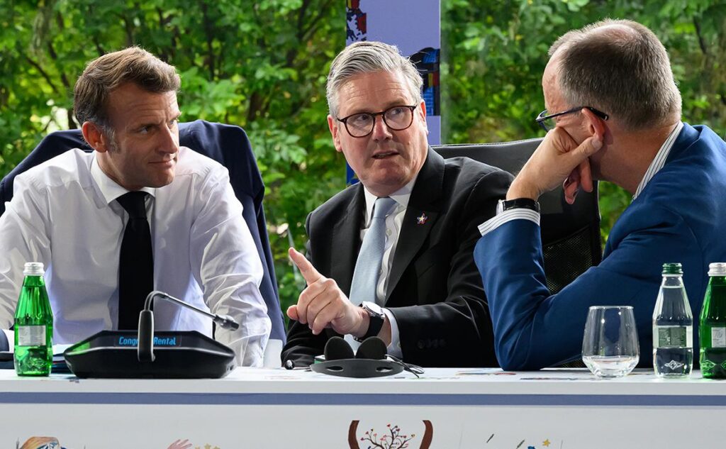 Маркон, Мерц и Стармер