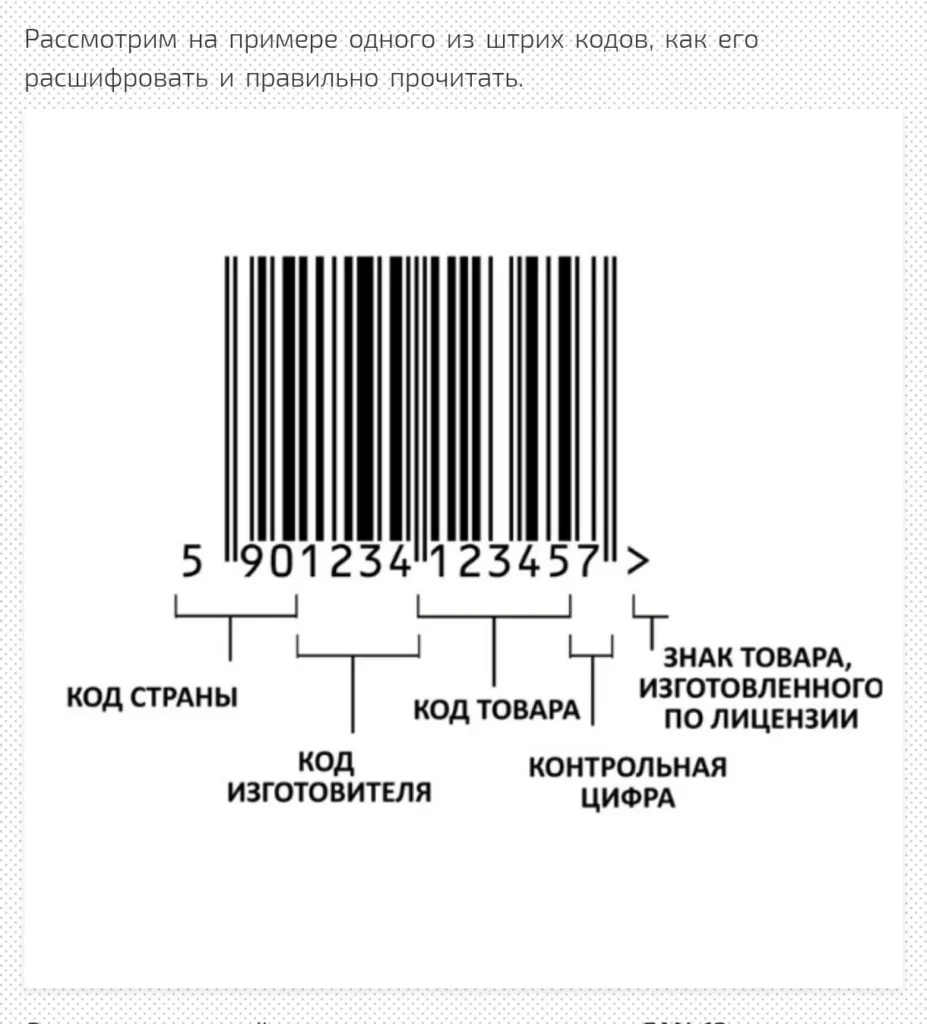 штрихкод