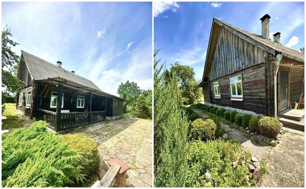 В Мядельском районе продают деревенский дом с современными коммуникациями — цена радует