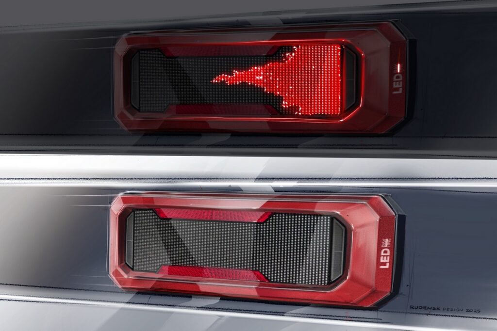 У белорусских водителей могут появиться фары со стрелкой и надписью «СТОП»