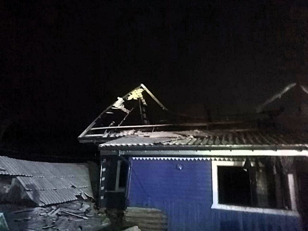 В Вилейском районе горел пустующий дом