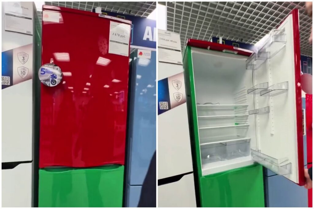 В Слуцке нашли холодильник в цветах белорусского флага — что по цене?