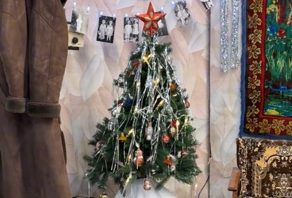 Дождик на елке и ковер с оленями: магазин в Минске удивил новогодней локацией