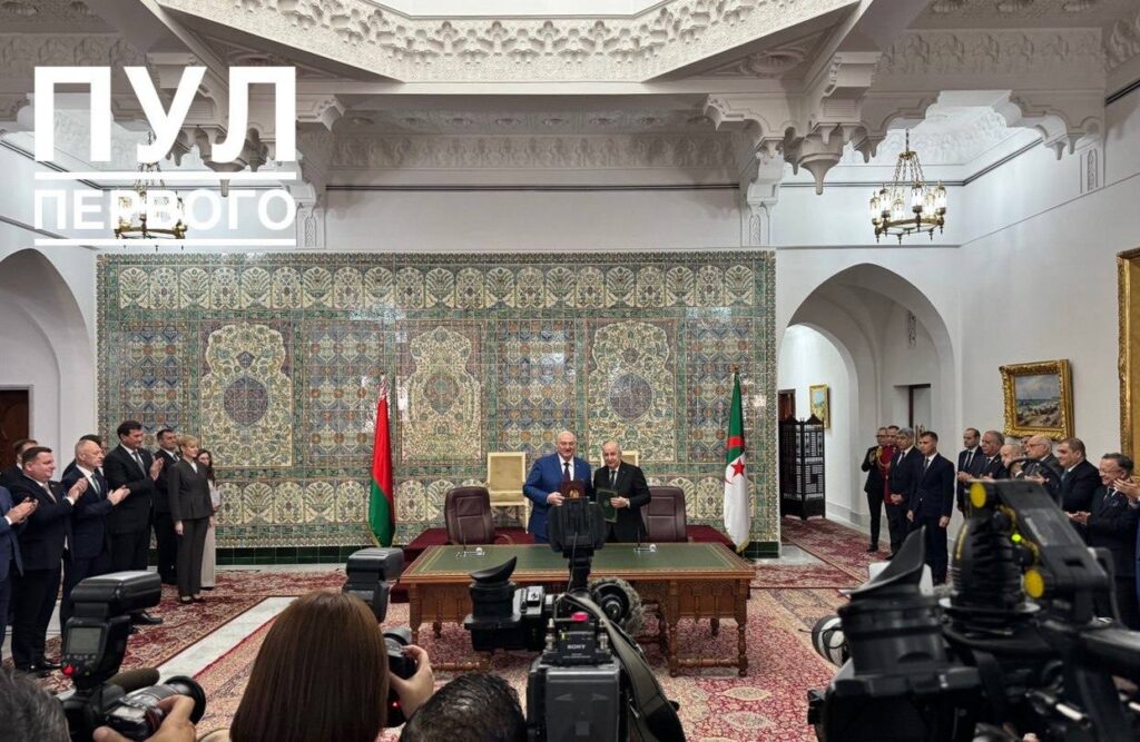 Президенты Беларуси и Алжира подписали заявление об укреплении дружбы и партнерства