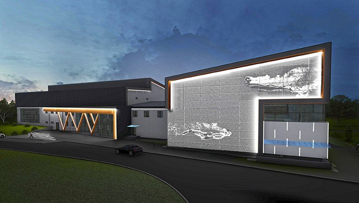 новый спорткомплекс с бассейном и саунами для студентов БГТУ