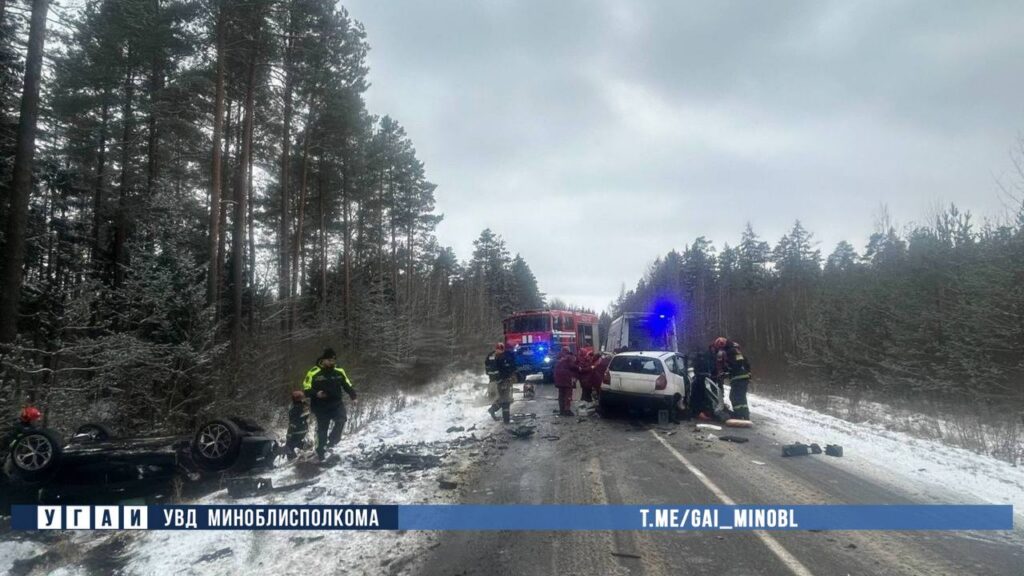 Стали известны подробности лобового столкновения в Пуховичском районе