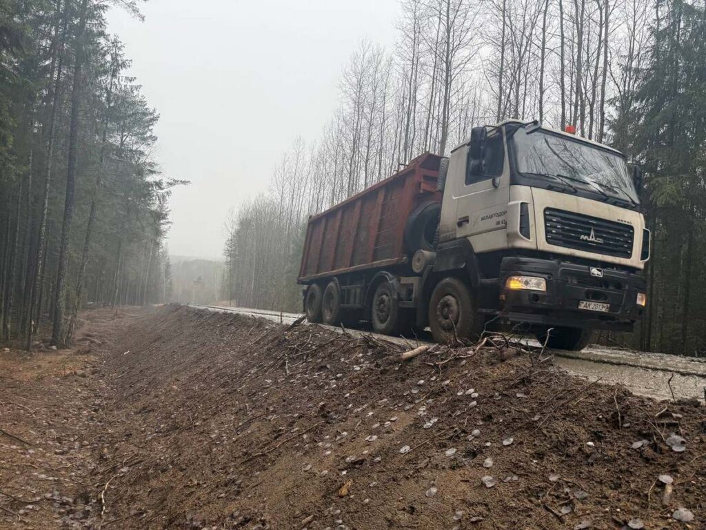 Змагары недовольны строительством лесной дороги на Логойщине, которая сократит путь на 40 км