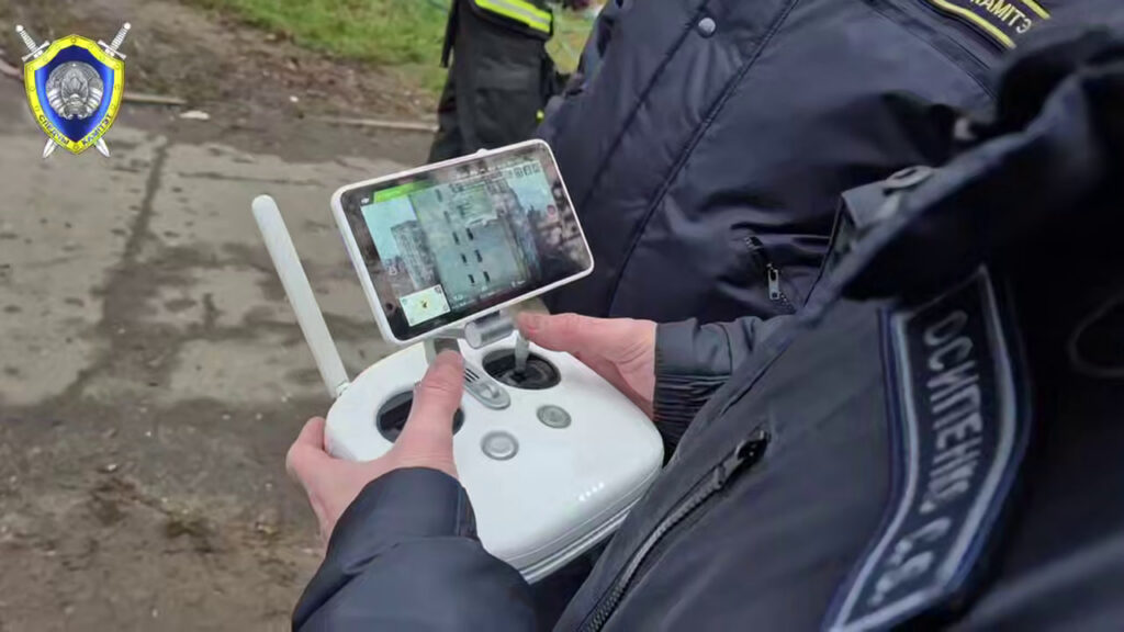 Обрушение плит жилого дома в Гомеле — СК проводит съемку с дрона