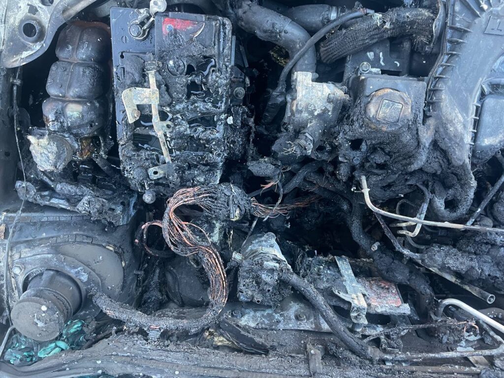 Автомобиль загорелся в Логойском районе