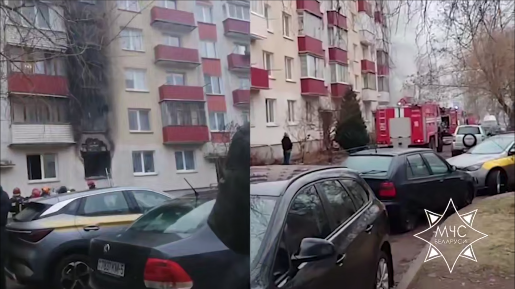 В Колодищах горела квартира в многоэтажке — мать и ребенок спасены очевидцами