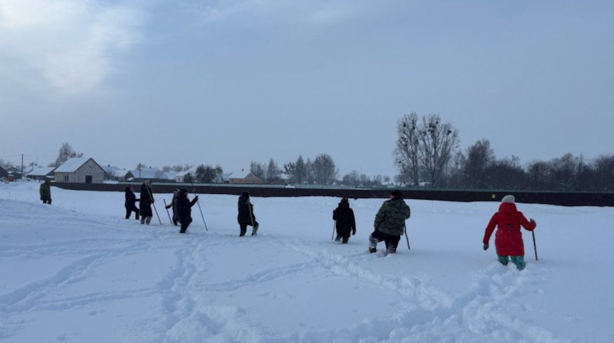 В Столинском районе мужчина насмерть замерз во время сильных снегопадов