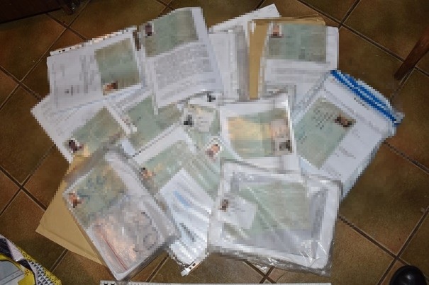 сотрудники Подляского пограничного подразделения нашли 62 временных удостоверения личности иностранцев