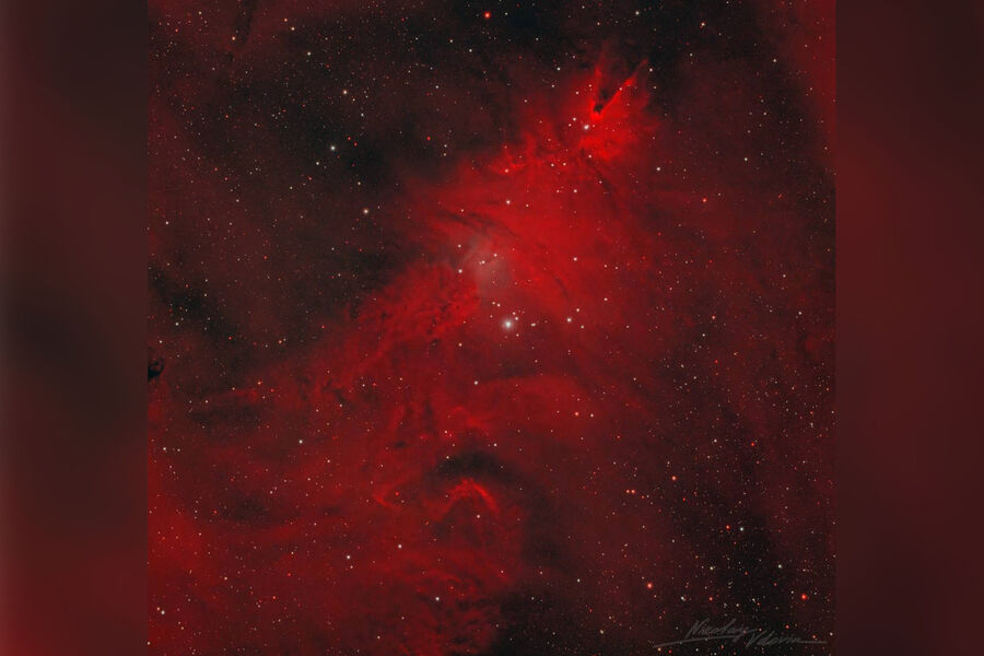 В космосе обнаружили «Рождественскую ёлку»