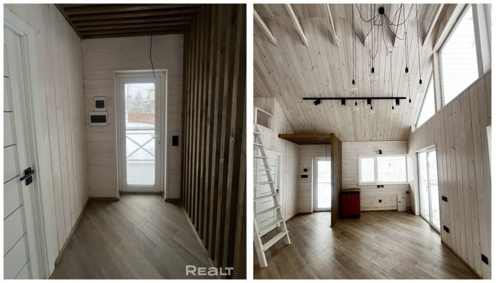 Уголок тишины всего в 10 км от столицы — каркасный дом с камином и террасой продается под Минском