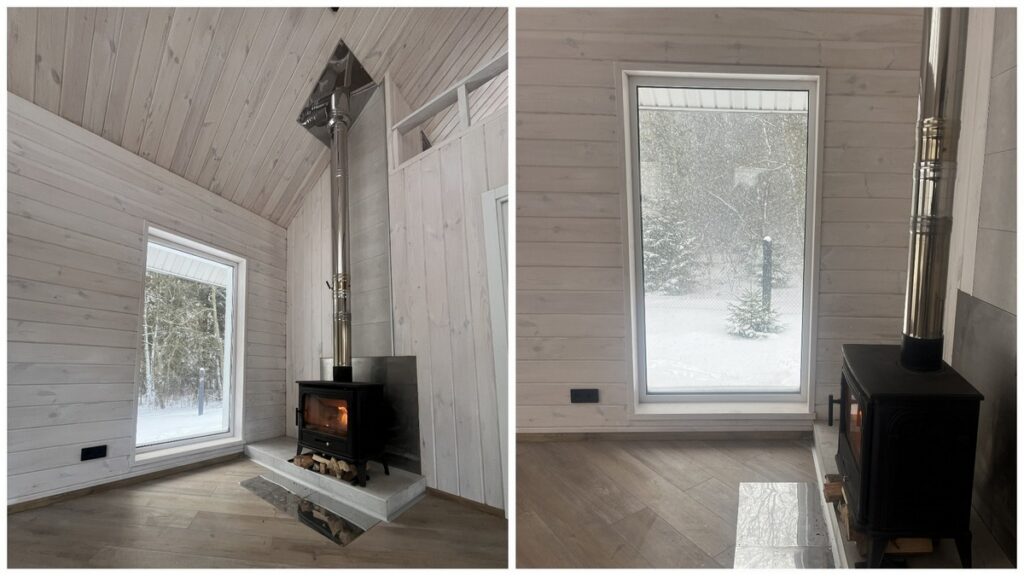 Уголок тишины всего в 10 км от столицы — каркасный дом с камином и террасой продается под Минском