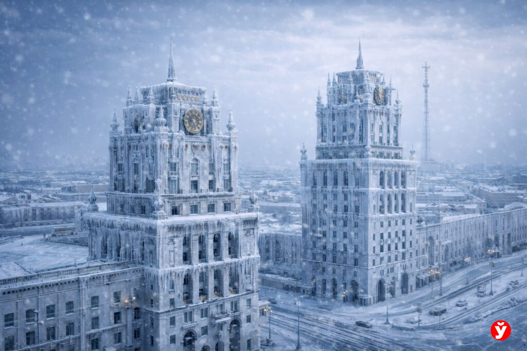 Гололёд в Минске глазами ИИ