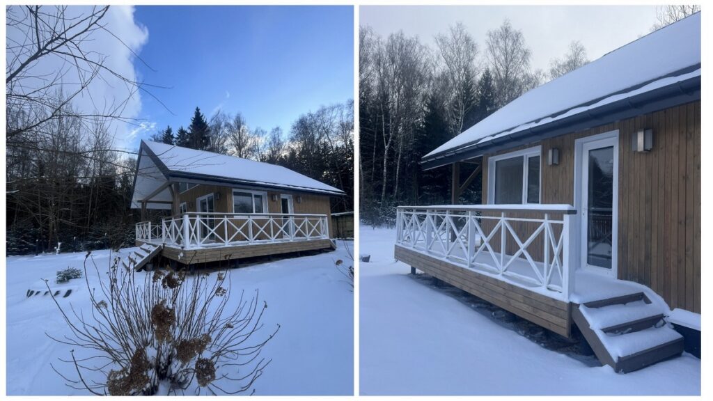 Уголок тишины всего в 10 км от столицы — каркасный дом с камином и террасой продается под Минском
